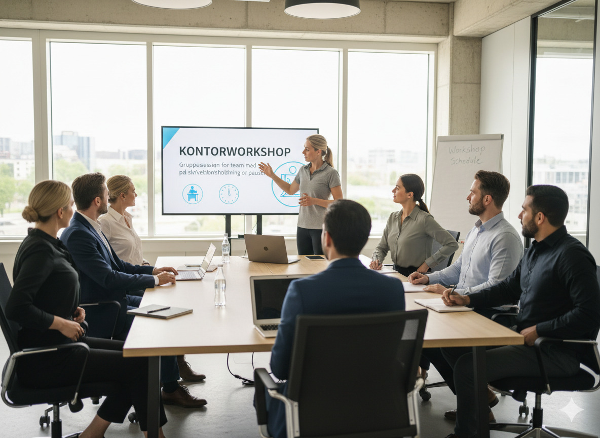 Workshop om holdning på kontoret